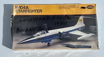 Testors 1/48 F-104A Starfighter Plastic Model Kit 504 NISB 1978 • $19.50