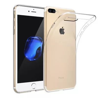 Clear Silicone TPU Gel Case Cover Guard Slim Transparent Mobile Phone Case • £1.89