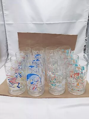 Set Of 4 Walt Disney World 25th Anniversary McDonalds Glasses Remember The Magic • $19.90