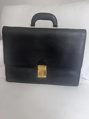 Vintage Gucci Briefcase Grain Leather Combination Lock O515663500 • $500