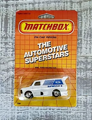 New Matchbox MB6 Ford Racing Van 1987 Motorcity Supervan Automotive Superstars • $14.99