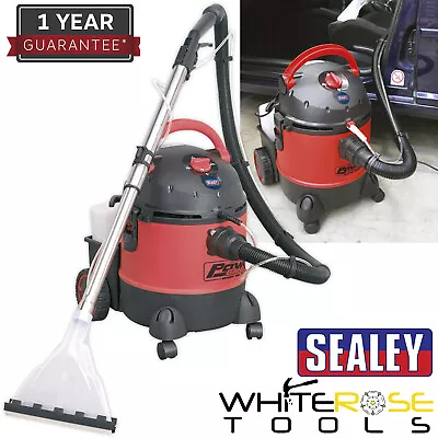 Sealey Valeting Machine Wet & Dry With Accessories 20L 1250W/230V Car Interiors • £206.70