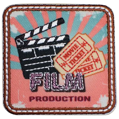 Film Production Applique Patch - Cinema Movie Producer Badge 2.25  (Iron On) • $4.25