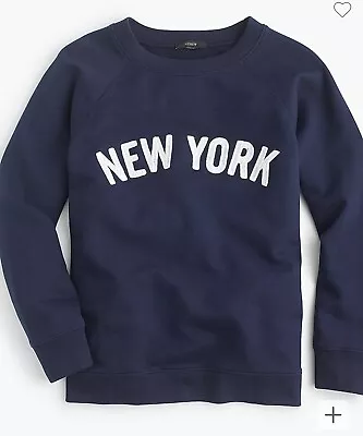 J Crew New York Sweatshirt Womens Large G9482 • $19.90