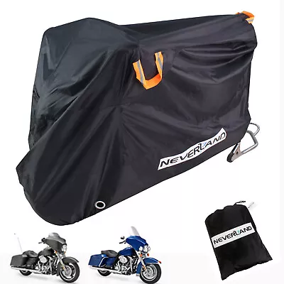 XXXL Heavy Duty Waterproof Motorcycle Bike Cover Outdoor Rain Dust UV Protector • $27.99