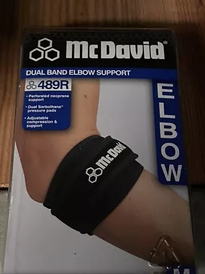 McDavid Dual Band Elbow Support 489R Black S & M • $18.99