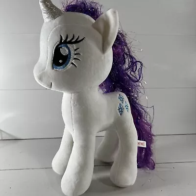 Rarity My Little Pony Sparkle TY Large Plush 16” Stuffed Animal Toy White • $15