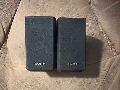 1 Pair Of Two SONY SS-MSP2 Surround Sound Speakers Black Tested Working • $29.99