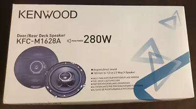 KENWOOD KFC-M1628A Angles Direct Sound 6.5  16cm 3-Way 280W Door/Deck Speakers. • $74.99