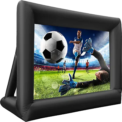 $169.99 • Buy VEVOR Inflatable Movie Screen 5x3m Outdoor Projector Screen Canvas Home Theater