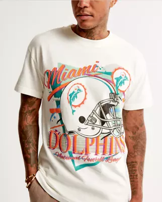 Miami Dolphins NFL Retro T-Shirt Vintage Cotton Unisex Shirt S-3XL • $17.95