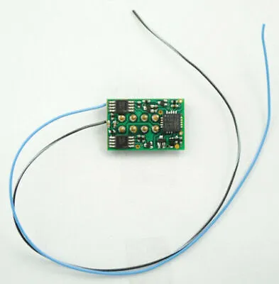 TCS DP2X-UK-KA ~ HO DCC Decoder ~ 2 Function ~ 8 Pin Rotated 90° ~ KA Plug ~1434 • $39.23