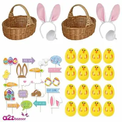 £29.99 • Buy 2 Child Baskets + 2 Bunny Ears & Tail + 20 Garden Signs + 16 Chick Egg Capsules