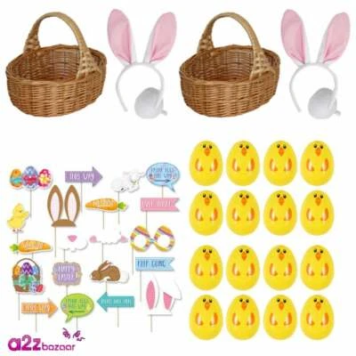 £29.99 • Buy 2 Child Baskets + 2 Bunny Ears & Tail + 20 Garden Signs + 16 Chick Egg Capsules