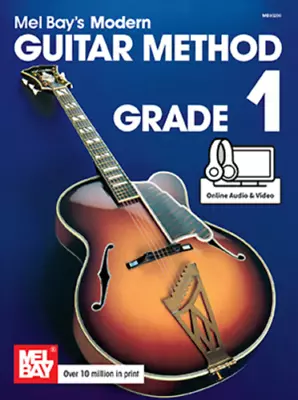 Mel Bay's Modern Guitar Method Grade 1-w/online Audio & Video Music Book New!! • $10
