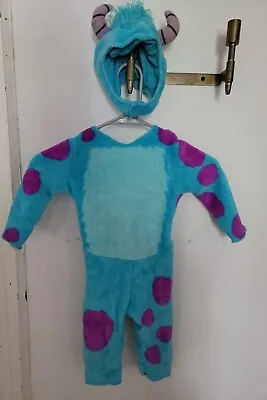 Disney Baby Pixar Monsters Inc Sully Halloween Costume Sz 12/18M No Tail Or Feet • $8