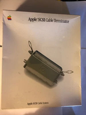 $26 • Buy Vintage OEM Apple Macintosh 50 Pin SCSI Cable Terminator M0209 NOS Mac Sealed