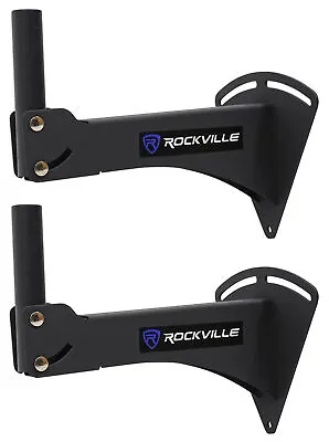 Pair Rockville Adjustable PA Wall Mount Brackets For QSC KW152 Speakers • $49.95