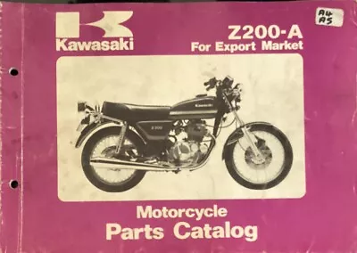 Kawasaki  Genuine-parts Book Z200A4 Z200A5 Z200 1981-1982 • $55