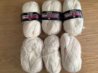 280gm Crucci Wool Mohair 8 Ply Knitting Yarn • $15