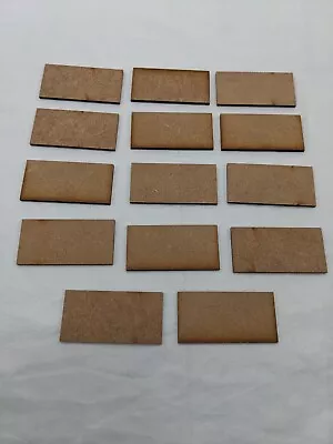 Lot Of (14) Wooden Wargaming Miniature Bases 2  X 1  • $17.99