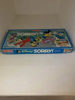 Vintage Original Waddingtons 1991 Disney Sorry Classic Board Game - Complete • £16.51