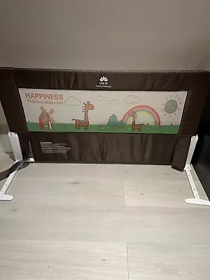 Bed Guard Mint Condition Used - Brown - Kids Bed Safety Barrier • £20