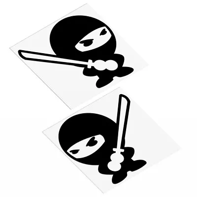 £2.30 • Buy 2x NINJAS Funny Car Bike Window Bumper JDM DRIFT Vinyl Decal Stickers