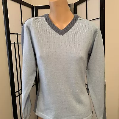 VINTAGE SESSIONS SKI SWEATER ⛷️women Athletic M  Fits S To M Blues!  EUC • $28