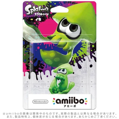 $49.50 • Buy Nintendo Amiibo Inkling Squid Green IKA Splatoon Switch Wii Rare 3DS