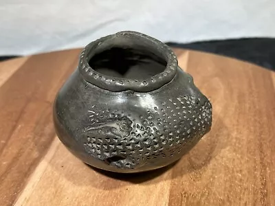 Mata Ortiz Pottery By Lidia Renteria? Lizard Effigy Pot Vase Vessel • $49.95