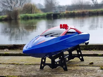 RC Jet Boat Yacht Twin Motor High Speed Radio Control Model Sail Ship Kids Toy • £60.01