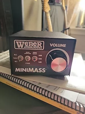 $124 • Buy Weber MiniMass 50w Attenuator - Guitar Tube Or Solid State Amp Attenuator (New)