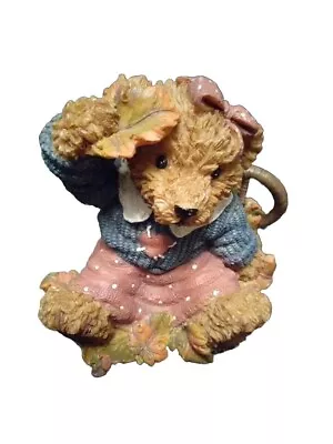 Home Interiors “THANK YOU BEARS  Figurine - Fall Bear No. 99005-99 KK - 1999 EUC • $17.50