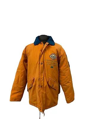 Kappa Made IN Italy Outdoor Jacket M Orange Blue Cotton Vintage Men's J169 • $54.60