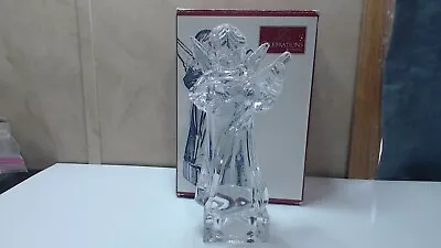 Mikasa Crystal Angel Playing Mandolin 8-3/8  Herald Collection Germany W/BOX • $24.69