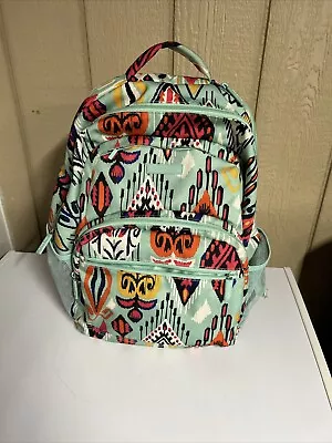 Vera Bradley Quilted Cotton XL Essential Backpack Pueblo Southwestern Print EUC • $30