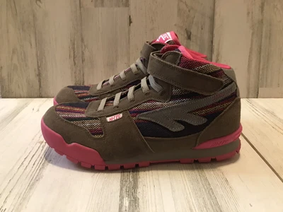 £411.88 • Buy Womens Hi Tec Sierra Lite 226413 Brown Pink Striped Hiking Boots Men’s Size 6.5