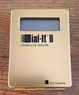 Vintage Dial-It II Cordless Dialer By Dictograph Telephone Phone Device Gadget • $8.99