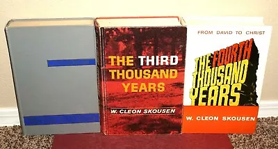 The First Third Fourth Thousand Years By W. Cleon Skousen LDS Mormon Full Set • $45