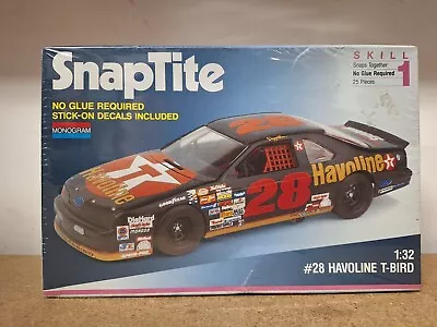 Monogram 1:32 Scale #28 Havoline T-Bird Snap Tite Model No. 1086 Factory Sealed • $10.93