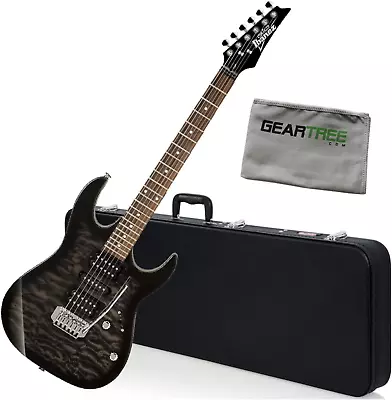 GRX70QATKS GIO RX Electric Guitar Transparent Black Sunburst W/Hard Case • $412.86