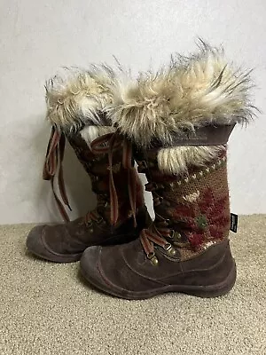 MUKLUKS Fuzzy Thinsulate Snow Winter Boots Size 8 • $55