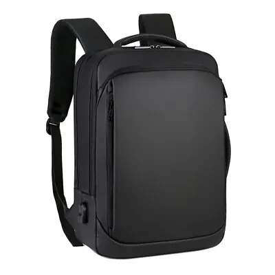 Men Backpack Bookbag School Travel Anti-theft 15.6  Laptop Bag Rucksack USB Port • $30.99