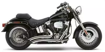 Cobra Speedster Swept Scalloped Chrome Exhaust For Harley Davidson SFTL 6223 • $773.07