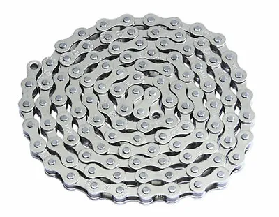 Ybn Alta Bmx 1/speed Steel Chain 1/2x1/8x112 In Chrome • $11.49