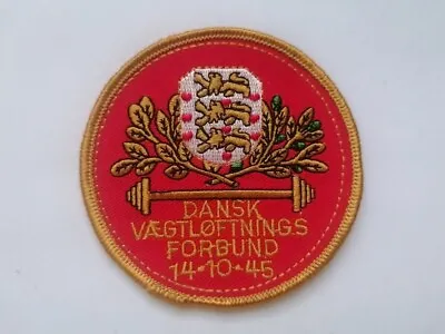 Denmark Weightlifting Federation Embroidered Patch • $3.99