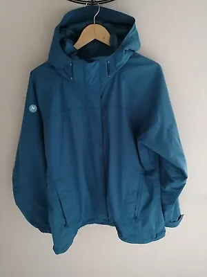 £25 • Buy Marmot Women's Turquoise Detachable Hooded Jacket Size Large