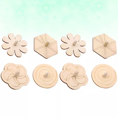 8pcs Wooden DIY Unfinished Crafts For Kids Party Activity • £6.58