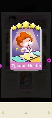 Tycoon Hustle Monopoly Go  Sticker Five⭐️ (Before Buying Read Description) • $8.99